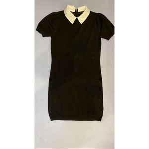 black peter pan dress